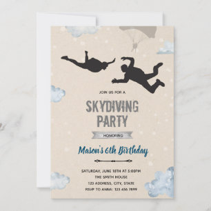 Einladung zum Party Skydiving