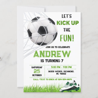 Einladung zum persönlichen Fußball