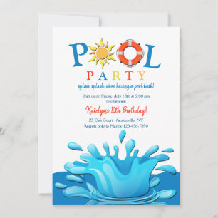 Einladung zum Pool