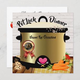 Einladung zum Pot Luck-Jubiläum Version 1