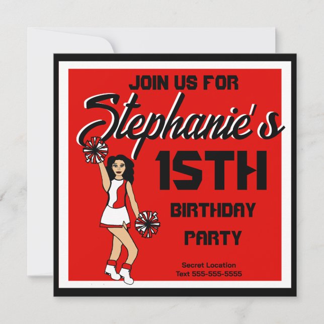 Einladung zum Red Cheer #2 (Vorderseite)