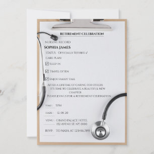 Einladung zum Ruhestand einer Krankenschwester, Me