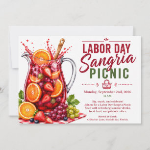 Einladung zum Sangria-Picknick am Labor Day – Patr