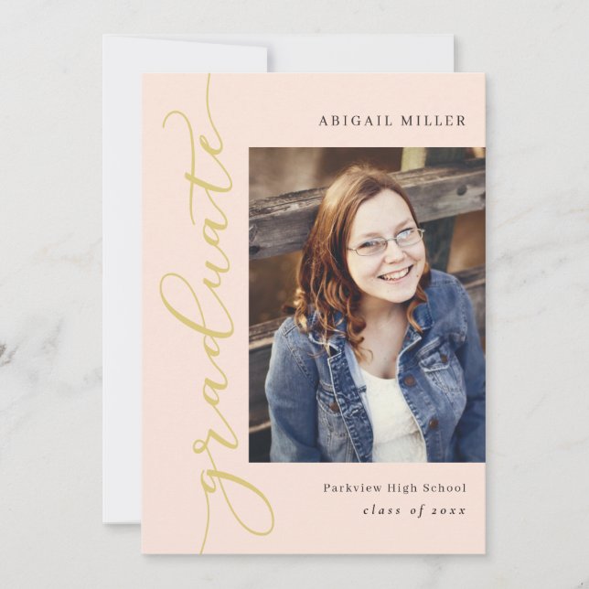 Einladung zum Schreiben eines bearbeitbaren Abschl (Vorderseite)