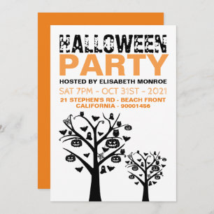 Einladung zum Spuk Halloween-Party