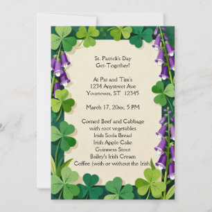 Einladung zum St. Patrick's Day Dinner