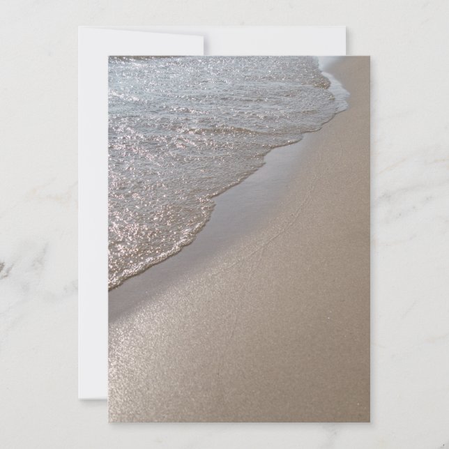 Einladung zum Strand (Vorderseite)