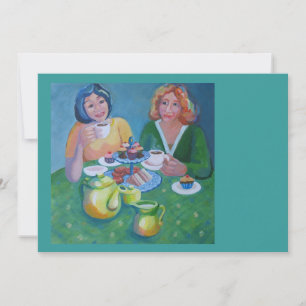 Einladung zum Tee und Kuchen