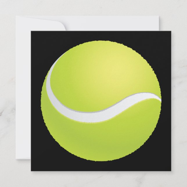 Einladung zum Tennisball (Vorderseite)