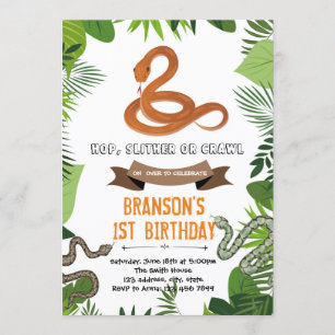 Einladung zum Thema Schlange