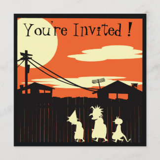 Einladung zum Trick- oder Treaters-Halloween-Party