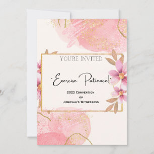 Einladung zum Übereinkommen "Geduld am Übel" 2023