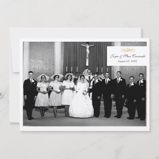 Einladung zum Vintagen Jahrestag (Vorderseite)