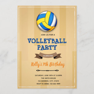 Einladung zum Volleyball-Geburtstag