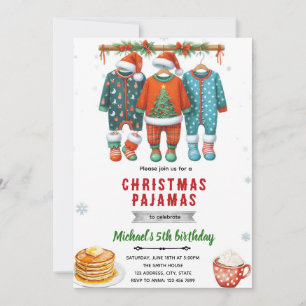 Einladung zum Weihnachts-Pyjama-Brunch