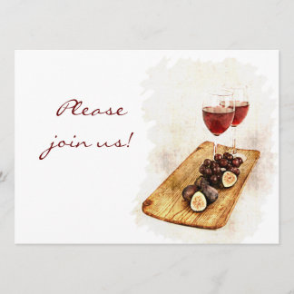 Einladung zum Weinessen