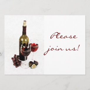 Einladung zum Weinessen