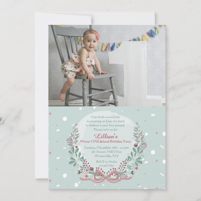 Einladung zum Winterkranz-Foto (Vorderseite)