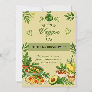 Einladung zum World Vegan Day Potluck-Dinnerabend