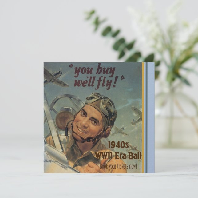 Einladung zum Zweiten Weltkrieg (Stehend Vorderseite)