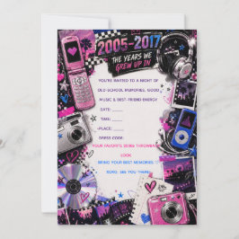 Einladung zur 2000er Nostalgie-Party
