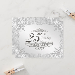 Einladung zur 25. Hochzeitsjubiläumsfeier