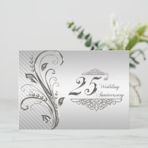 Einladung zur 25. Hochzeitstag-Feier