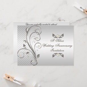 Einladung zur 25. Hochzeitstag-Feier