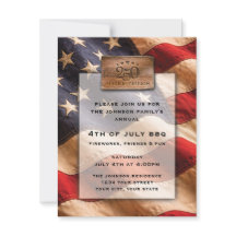 Einladung zur 4. Juli-Party USA 250 Jahre