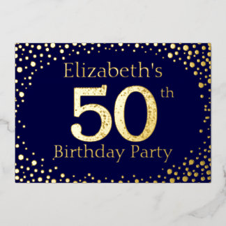 Einladung zur 50. Geburtstagsparty