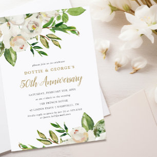 Einladung zur 50-Jahres-Feier von Gilded Blooms