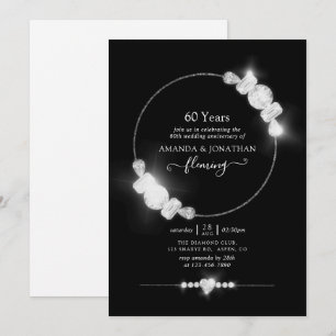 Einladung zur 60. Diamantenen Hochzeit