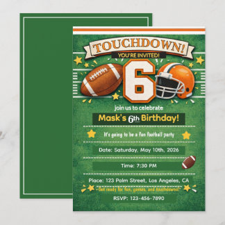 Einladung zur 6. Geburtstags-Sportparty