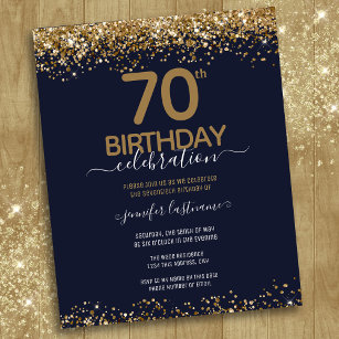 Einladung zur 70. Geburtstagspartei