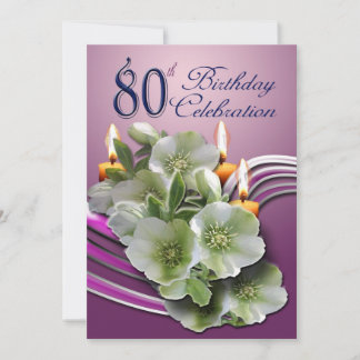 Einladung zur 80. Geburtstagsparty - Hellebohrunge