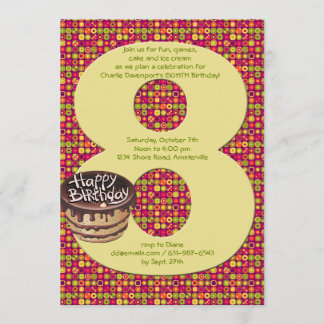 Einladung zur 8. Geburtstagsparty