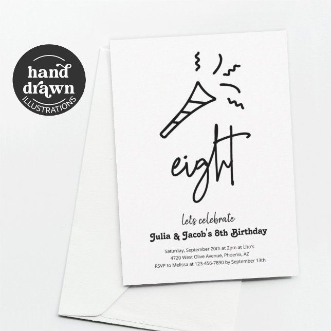 Einladung zur 8. Geburtstagsparty (Von Creator hochgeladen)