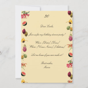 Einladung zur Abendgesellschaft