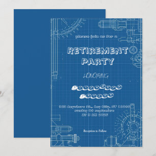 Einladung zur Abschiedsparty für den Ingenieur