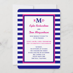 Einladung zur After-Wedding-Party im maritimen Sti