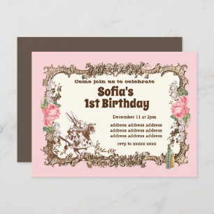 Einladung zur Alice im Wunderland 