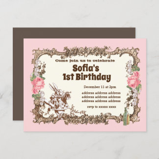 Einladung zur Alice im Wunderland