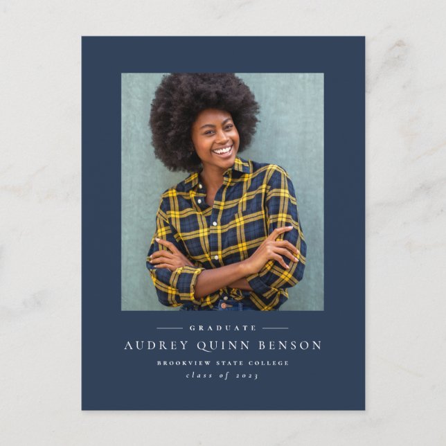 Einladung zur Ankündigung eines Abschlusses der kl (Vorderseite)