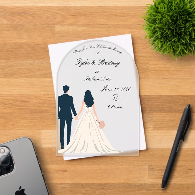 Einladung zur Arschhochzeit - "Vorwärts schauen" (Insitu (Einladungskarte))