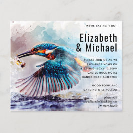 Einladung zur atemberaubenden Kingfisher Bird Budg