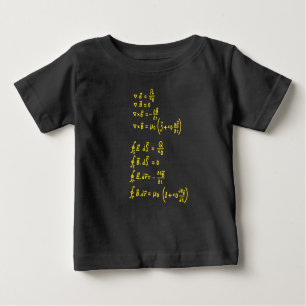 Einladung zur Aufkleber-Formel für Physik Baby T-shirt