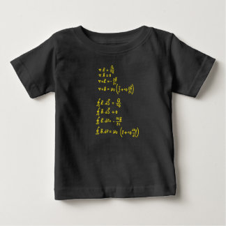 Einladung zur Aufkleber-Formel für Physik Baby T-shirt
