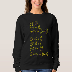 Einladung zur Aufkleber-Formel für Physik Sweatshirt