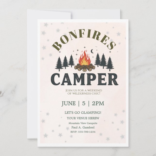 Einladung zur Außennacht (Vorderseite)