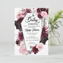 Einladung zur Baby-Dusche, Halloween-Baby-Dusche,